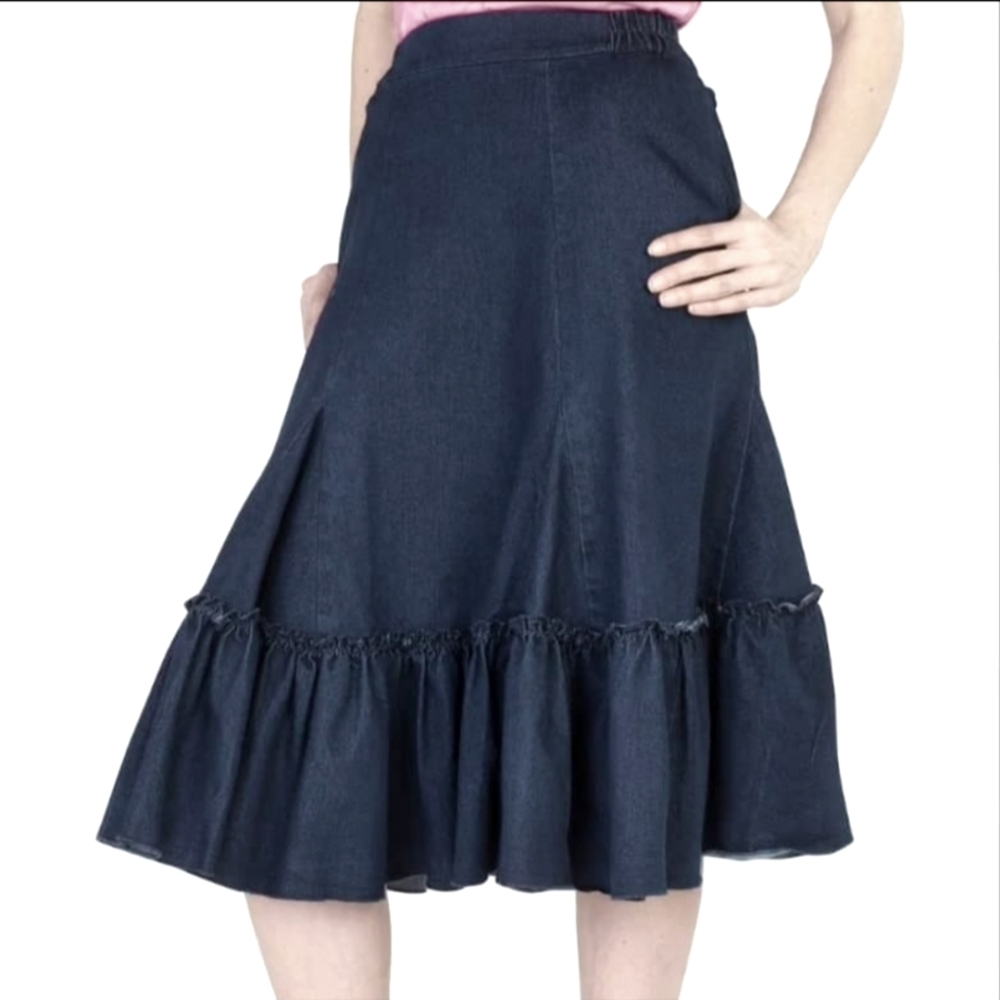 SOLD‼️For Her brand dark jean skirt